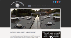 Desktop Screenshot of amazingskylights.com.au