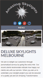 Mobile Screenshot of amazingskylights.com.au